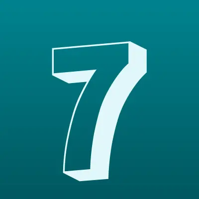 7 цифр, салон связи, лого-визитка