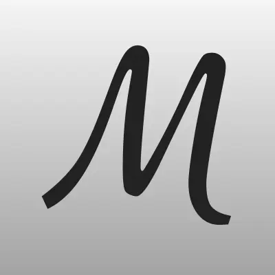М.Видео, сеть магазинов техники, лого-визитка