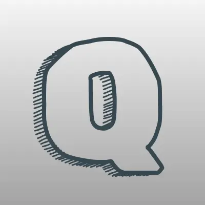 Questcorp, корпорация квестов, лого-визитка
