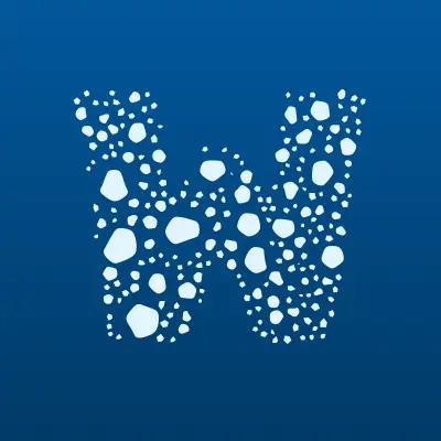 Wateria, магазин снаряжения для комфорта в воде, лого-визитка