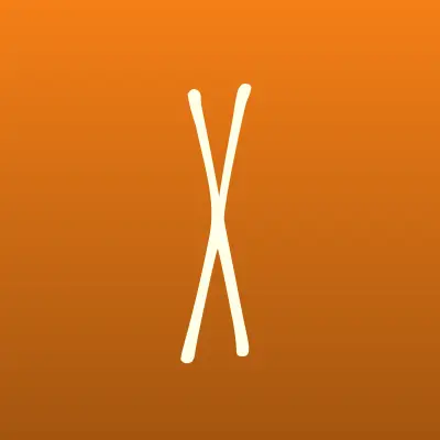 X-Fit, сеть фитнес-клубов, лого-визитка