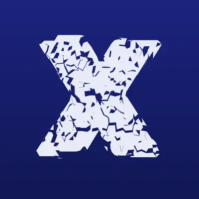 X fashion, меховой салон, лого-визитка